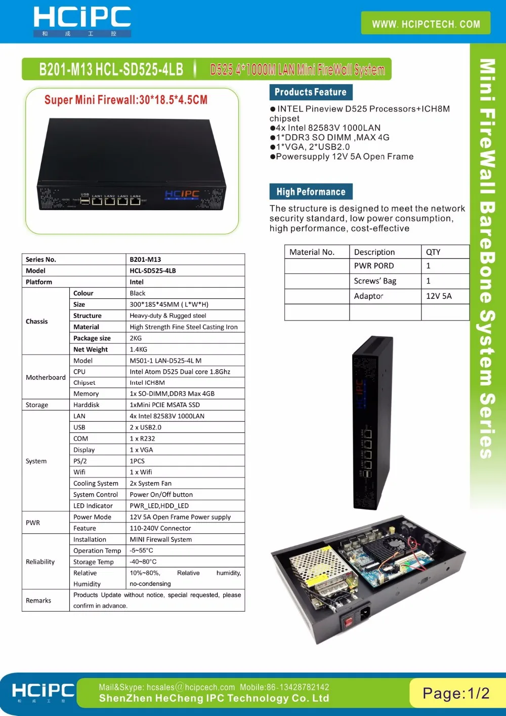 B201-M13 HCL-SD525-4LB EN-1