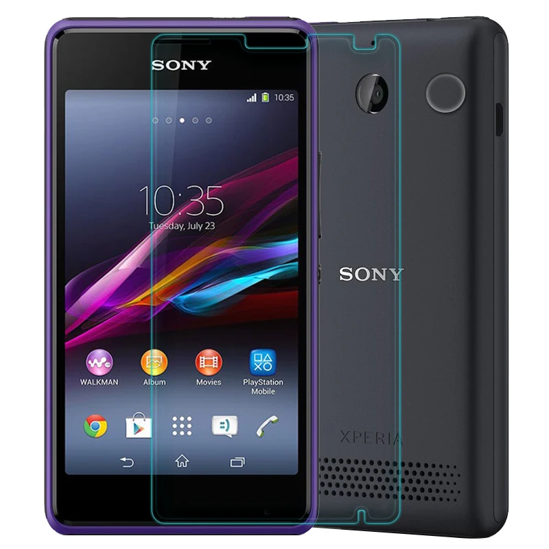2.5D For Sony Xperia E1 Dual Tempered Glass Original Protective Film Explosion-proof Screen Protector for D2004 D2005 D2105 | Мобильные