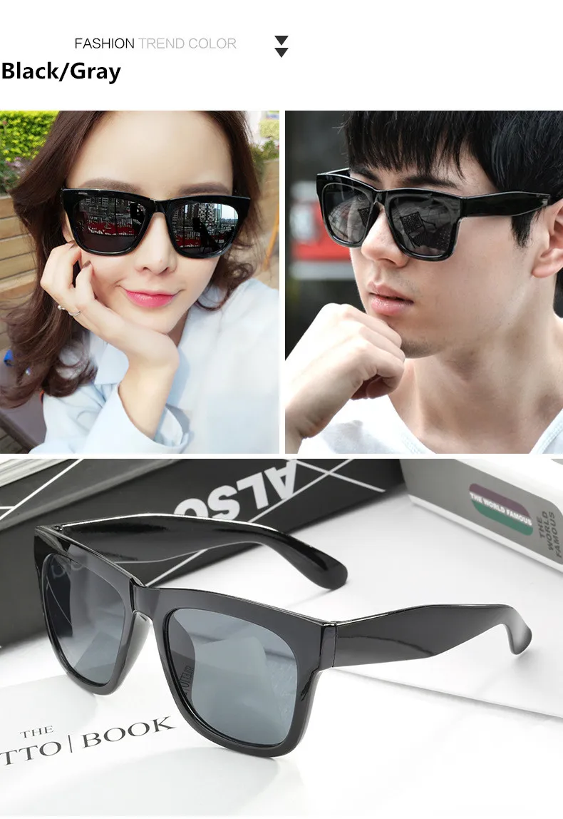 Солнцезащитные очки в квадратной оправе, женские брендовые дизайнерские зеркальные фотохромные солнцезащитные очки из смолы, мужские очки для мужчин, UV400