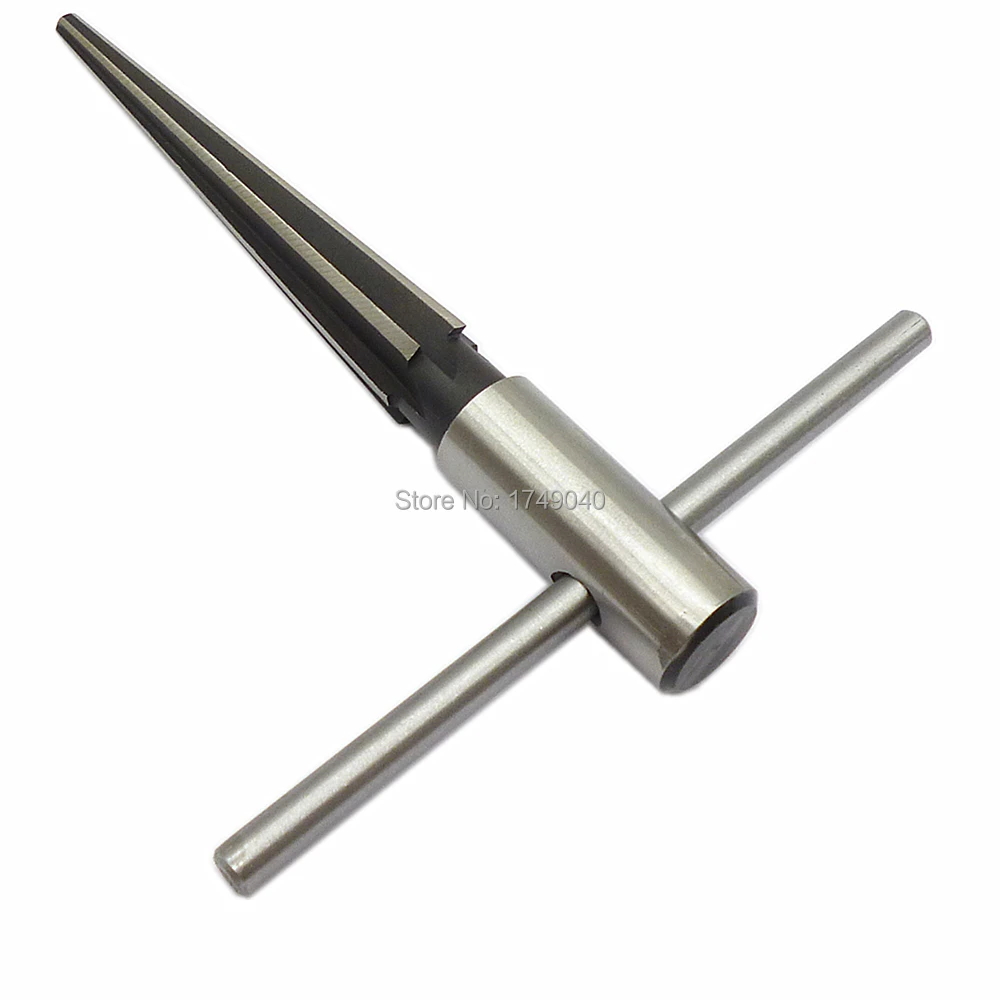 6 Fluted T Handle Tapered Wood Chamfer 5 16MM Taper Hand Held Reamer