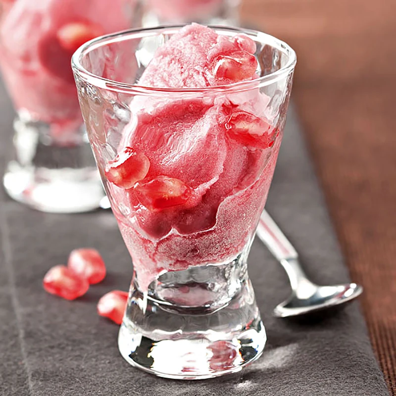 Small glass Small dessert cup ice cream cup Lead free glass pudding cup