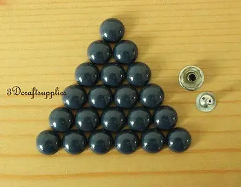 

8MM rivets leather rivet bag clothing shoes dome studs 100 sets royal blue M63D