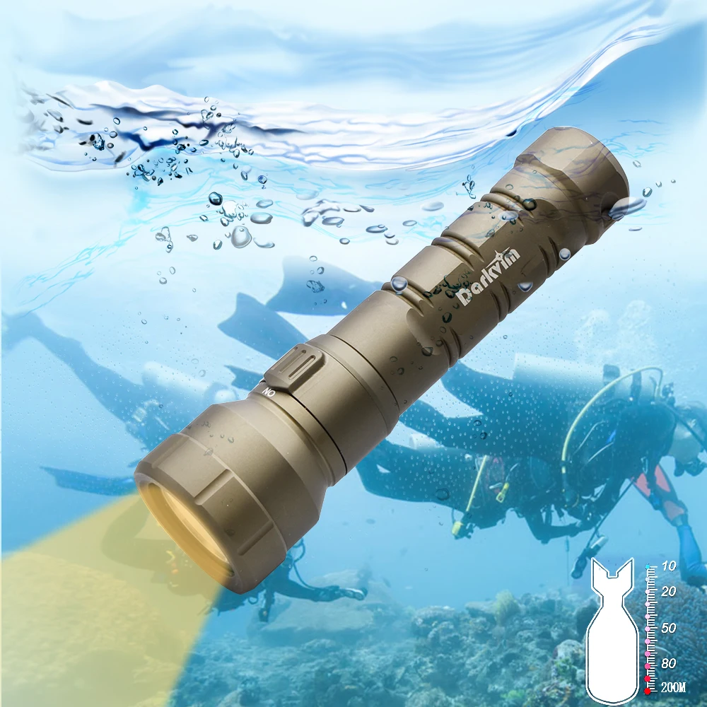 Professional Military Quality Standard Underwater Diving Lighting CREE