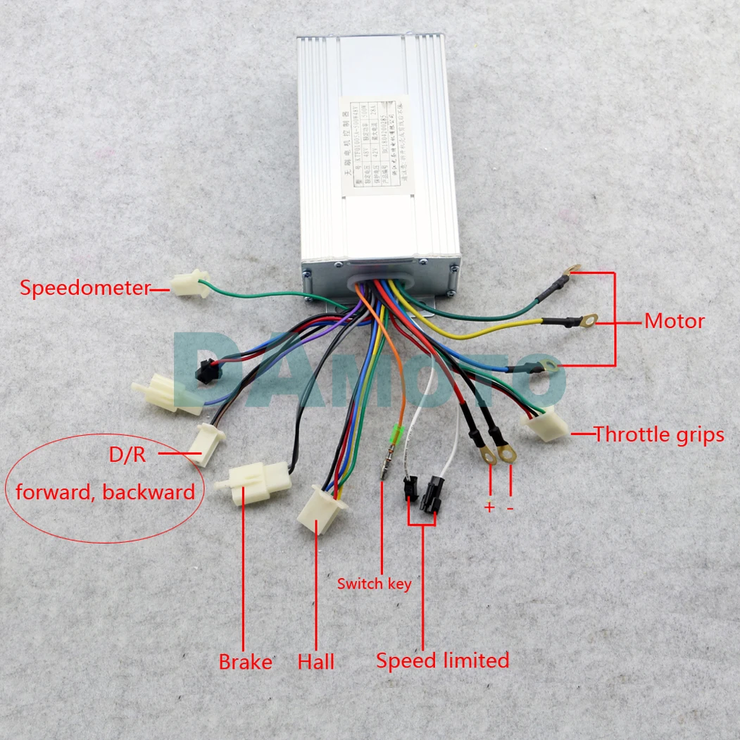 48V 500W BM1418ZXF бесщёточным электродвигателем для электрического велосипеда, комплект для электрического трицикла, сделай сам, E-трехколесный велосипед, E-велорикша Электрический Go kart ATV