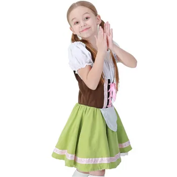 

Girl's German Oktoberfest Beer Costume Children's Party Halloween Fancy Dress