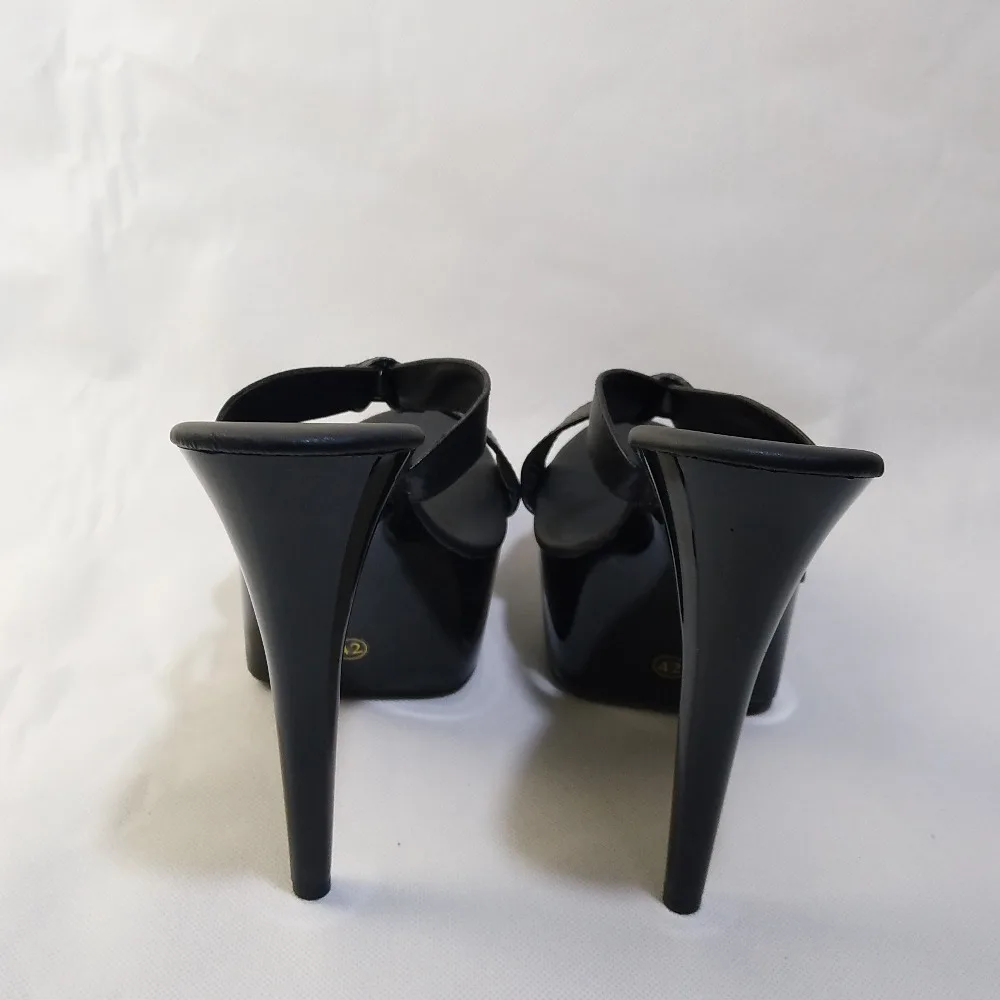 Professional Customize 15cm Ultra High Heels Rome Platform Sandals 6 Inch Plolicy Women's Shoes Stripper Shoes