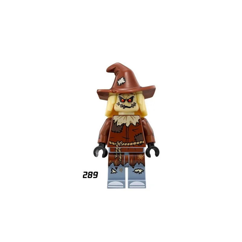 

Single Sale Super Heroes Star Wars 289 Scarecrow Model Mini Building Blocks Figure Brick Toy kids gift Compatible Legoed Ninjaed