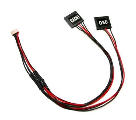 

2pcs/lot APM 2.5/ 2.6 3DR Telemetry Radio/ OSD Y type cable Telemetry / OSD Y-cable cable flight controller parts toys