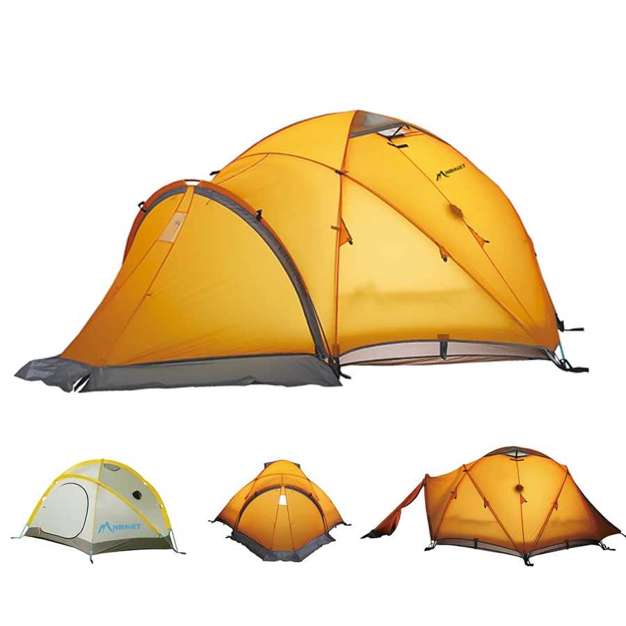 Большие Палатки Кемпинга 3 Человек Открытый Водонепроницаемый Палатка Для Альпинизма Восхождение Охота Туризм