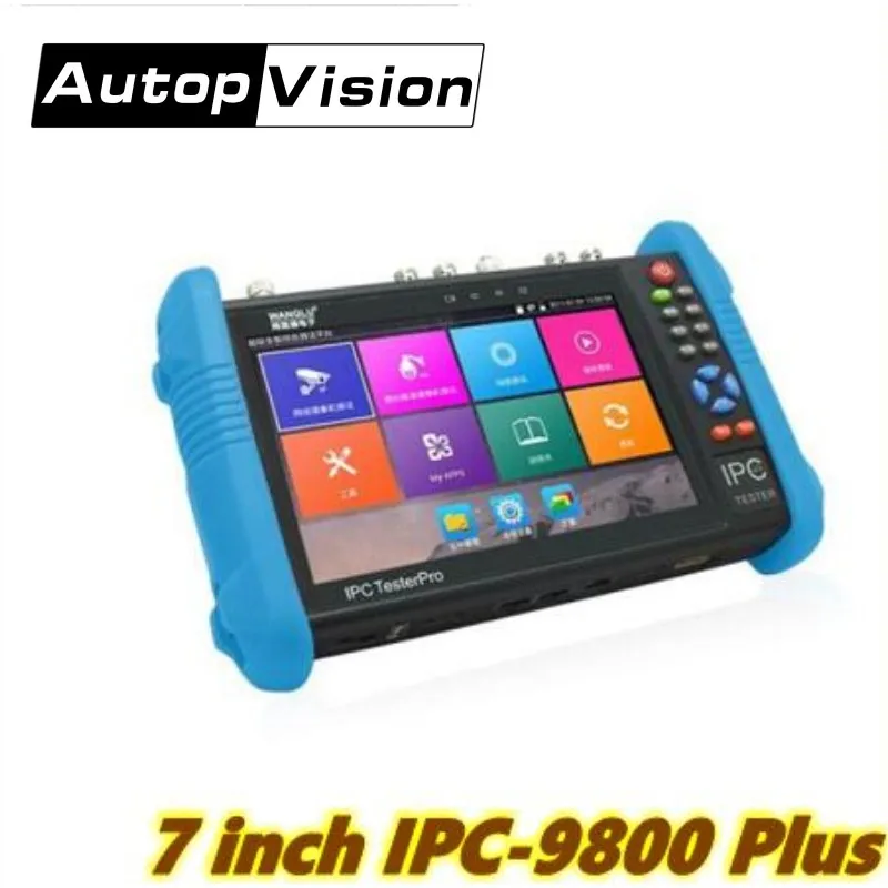 Wanglu IPC9800 Plus 4K H.265/H.264 CCTV камера тестер 8MP TVI CVI 5MP AHD SDI CVBS IP монитор с TDR мультиметр|analog