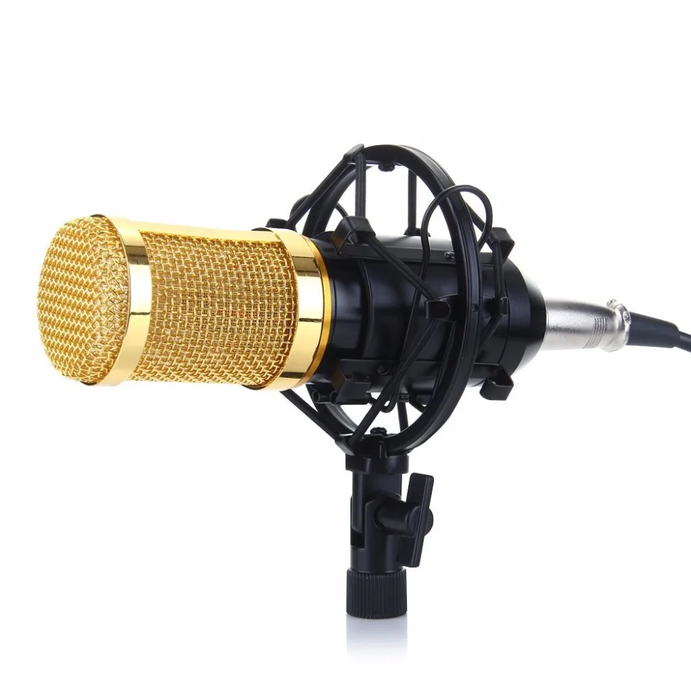 BM800 караоке микрофон студия Конденсатор mikrofon KTV BM 800 микрофон для радио braodcasing поет и записывает компьютер bm-800