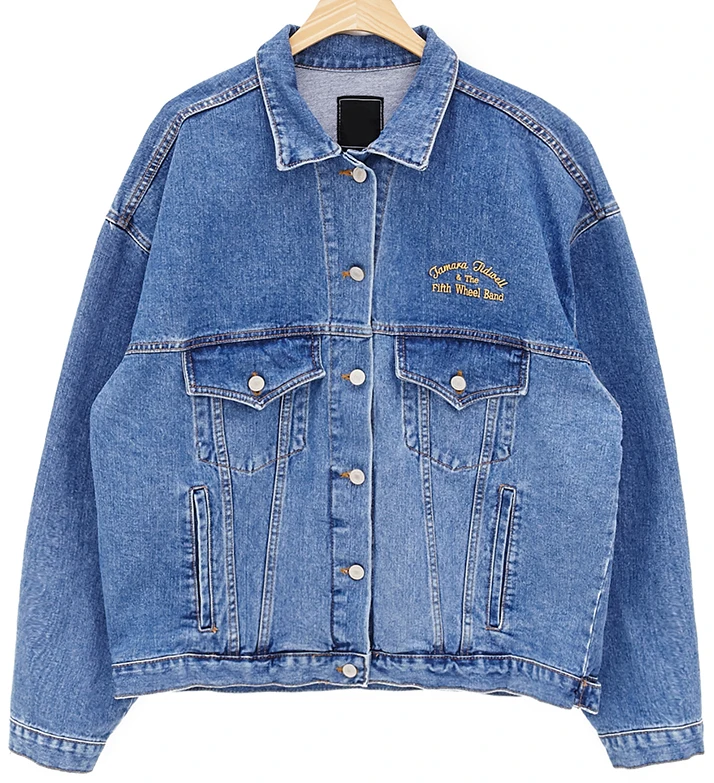 Preise J40780 Hohe qualität 2018 Herbst Mode Denim Oberbekleidung Mäntel Jeans Mäntel Lose Beiläufige Freund Stil Denim Jacken