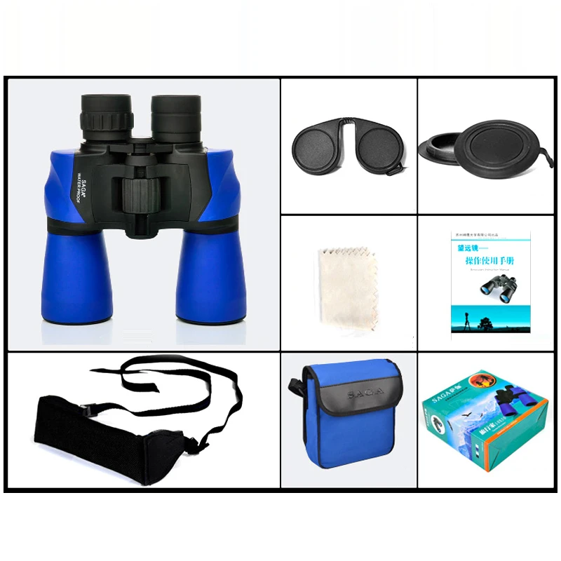 New 10X50 Binoculars HD Waterproof Lll Night Vision Binocular Telescope with 23mm Large Eyepieces Outdoor Camping Hunting Tools New 10X50 Binoculars HD Waterproof Lll Night Vision Binocular Telescope with 23mm Large Eyepieces Outdoor Camping Hunting Tools