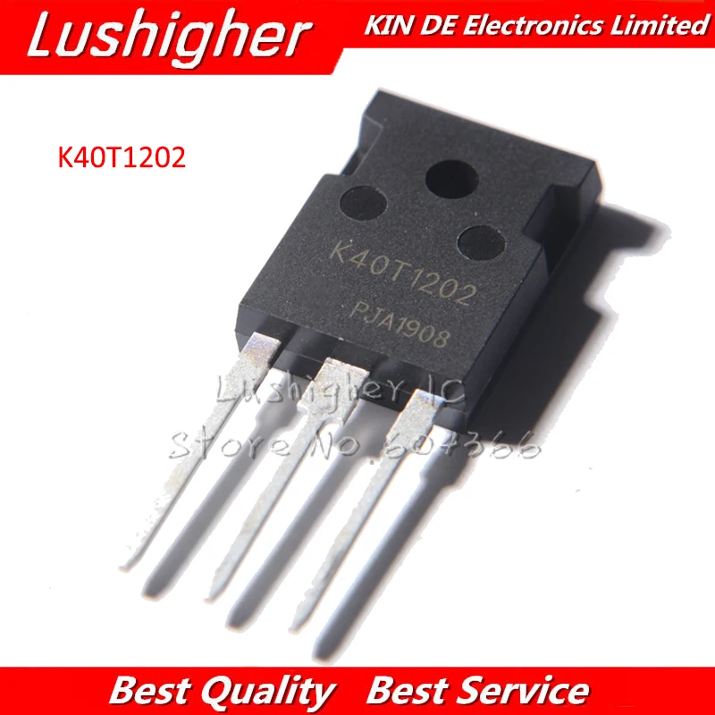 10 шт. K40T1202 TO247 IKW40N120T2 TO-247 IKW40N120 IGBT 40A 1200 в 40T1202 | Электронные компоненты и