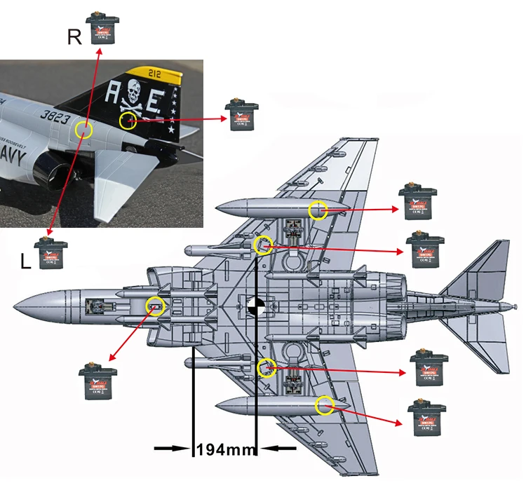 LX/полет в небе хобби радиоуправляемые самолеты Твин 12-Bladeds EDF F4 ARF/PNP