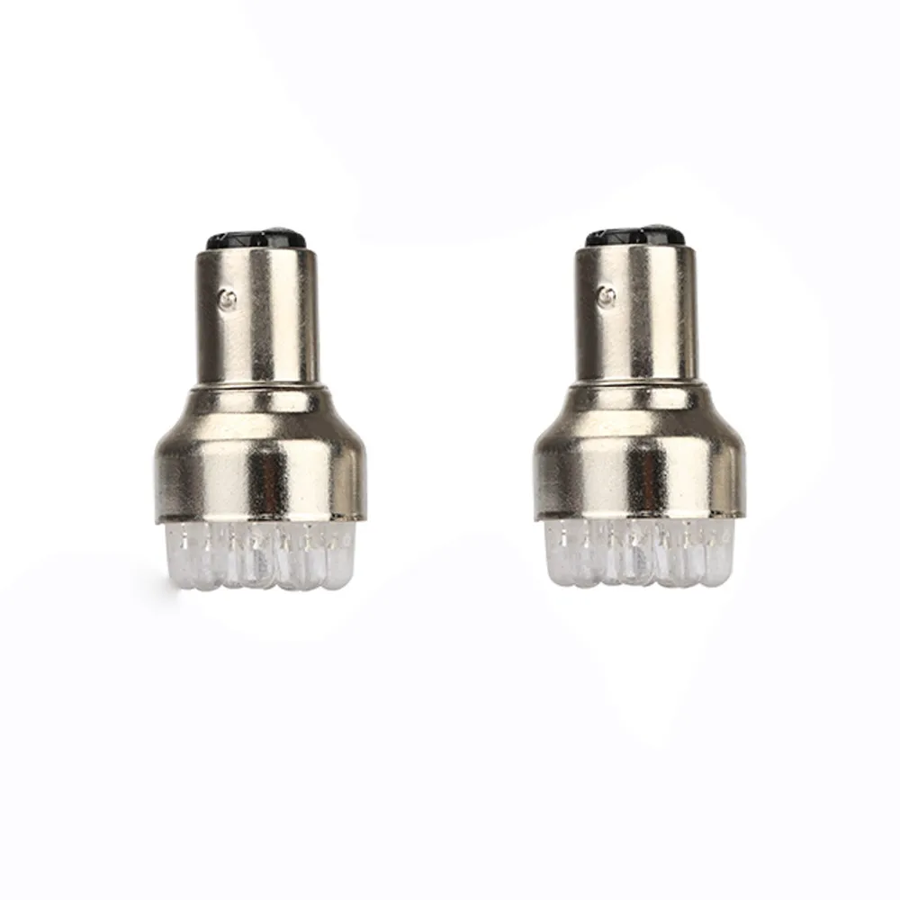 2 шт./компл. 1157 BAY 15D DC 12V Белый Авто 12x светодиодный автомобильный светильник 6000 8000K