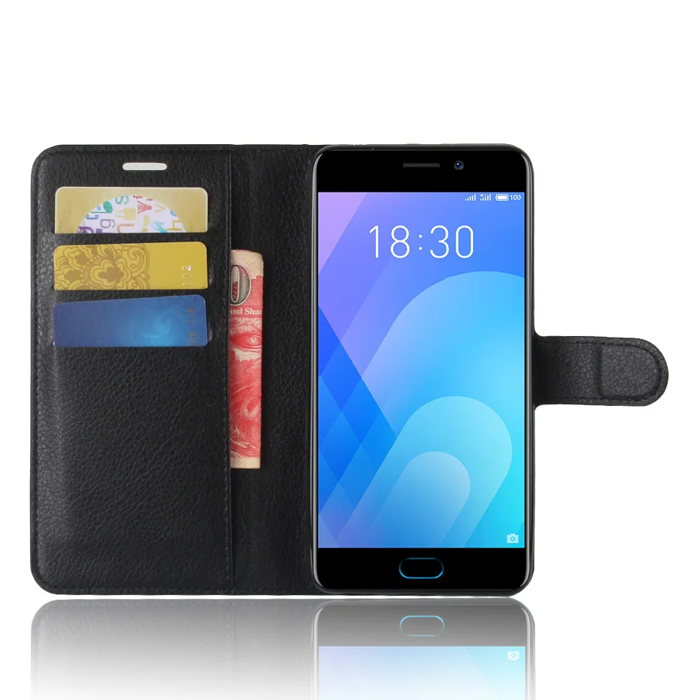 Роскошный чехол кошелек из искусственной кожи с откидной крышкой для MEIZU M1 M2 M3 M5 M6