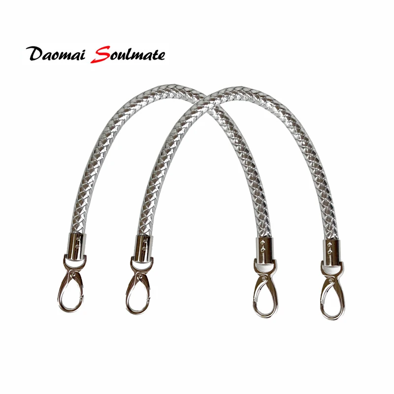

High quality 47cm 67cm Round Faux Leather Handles without drops for Obag Handle for O Bag Handbag accessories