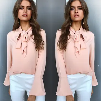 

2017 New Autumn Clothes Fashion Women's Casual Long Sleeve Shirt Summer Loose Sleeve Tops Blouse