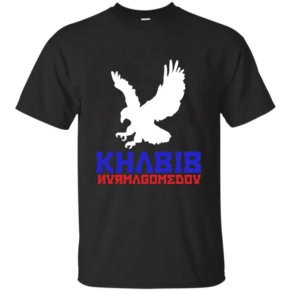 New-Khabib-Nurmagomedov-The-Eagle-Tshirt-Print-Logo-Black-Gildan-Mens-Size-S-2XL
