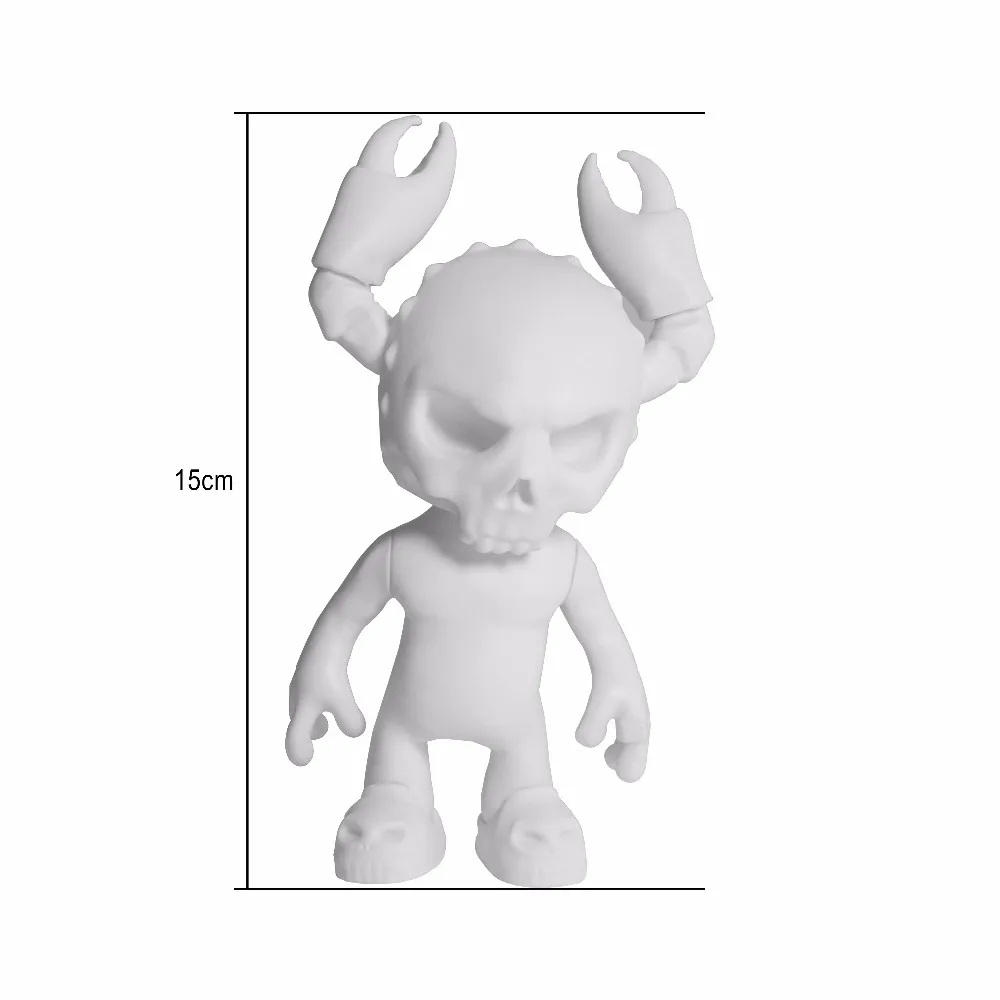 Hot Maynkraft Figure DIY 6 inches Blank Vinyl Toys Panit And Drawing Toys Bonecos Colecionaveis