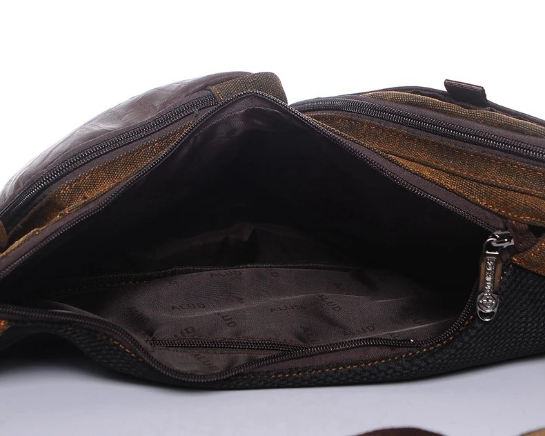 Новая модная винтажная нагрудная сумка полумесяца, водонепроницаемая холщовая мужская сумка-мессенджер, повседневная дорожная сумка через плечо, высокое качество