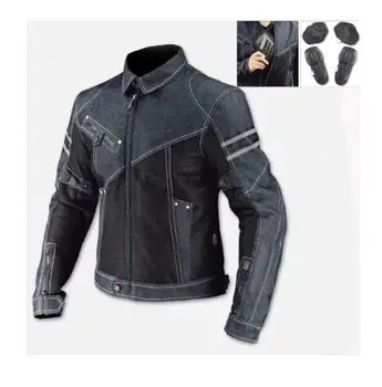 

Komine jk006 trekking jacket clothes denim motorcycle racing cotton jAcket