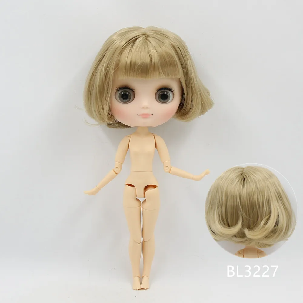 ICY DBS Blyth doll middie 20cm customized nude doll joint body different face colorful hair and hand gesture as gift 1/8 doll reborn dolls