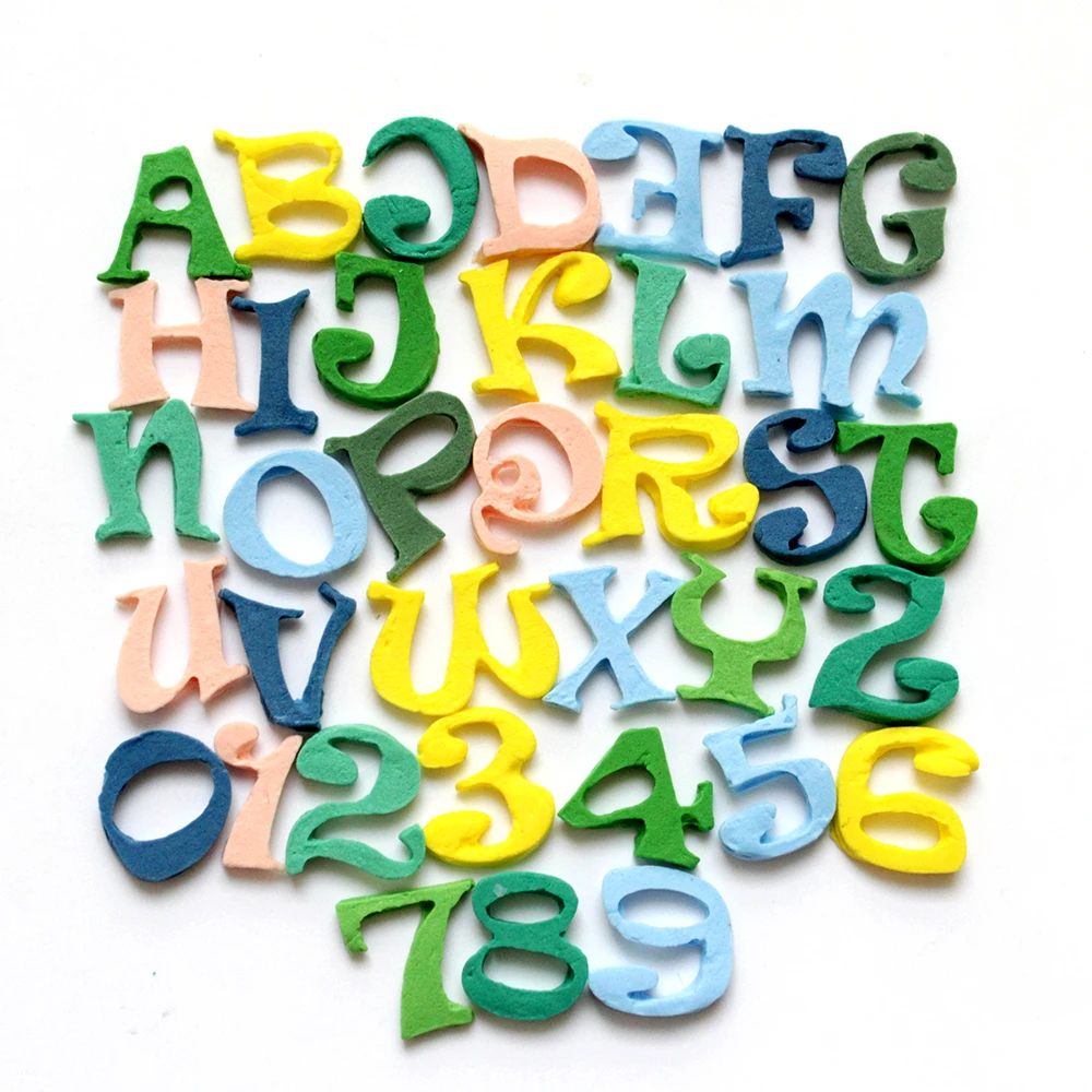 

Nicole 35-Cavity Letters and Numbers Shapes Silicone Mold Fondant Cake Decorating Tools Cake Design Mould