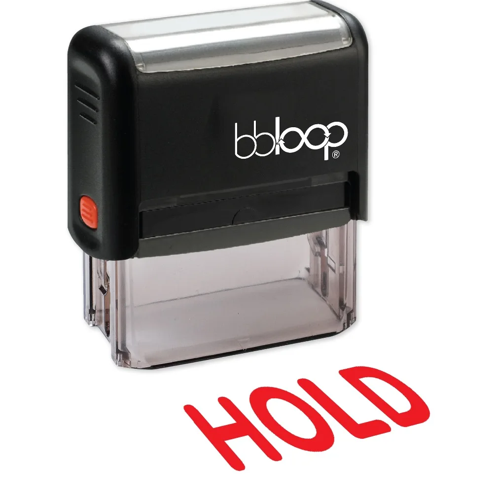 BBloop &quotHOLD" смелая самостоятельная печать прямоугольная лазерная гравировка