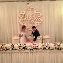 Автономная деревянные письмо амперсанд ' V '- 10 см- ариэль шрифта свадебный реквизит