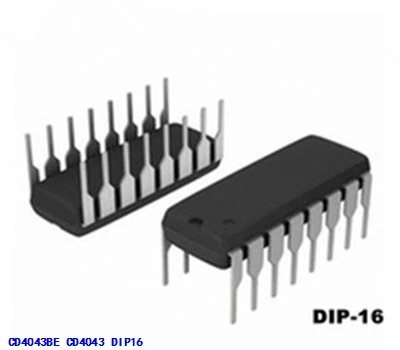 

10pcs/lot CD4043BE CD4043 DIP16 Logic - Latches new original