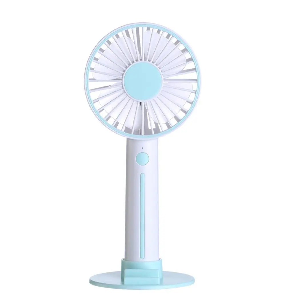 

Mini Fan USB With Cosmetic Mirror 2000ma Battery operated 3 Speed Adjustment Quiet Desktop Personal Cooling Fan