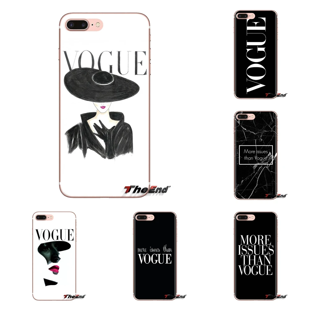 Больше проблем чем Vogue для Samsung Galaxy S3 S4 S5 Mini S6 S7 Edge S8 S9 S10 Plus Note 3 4 5 8 9 прозрачные