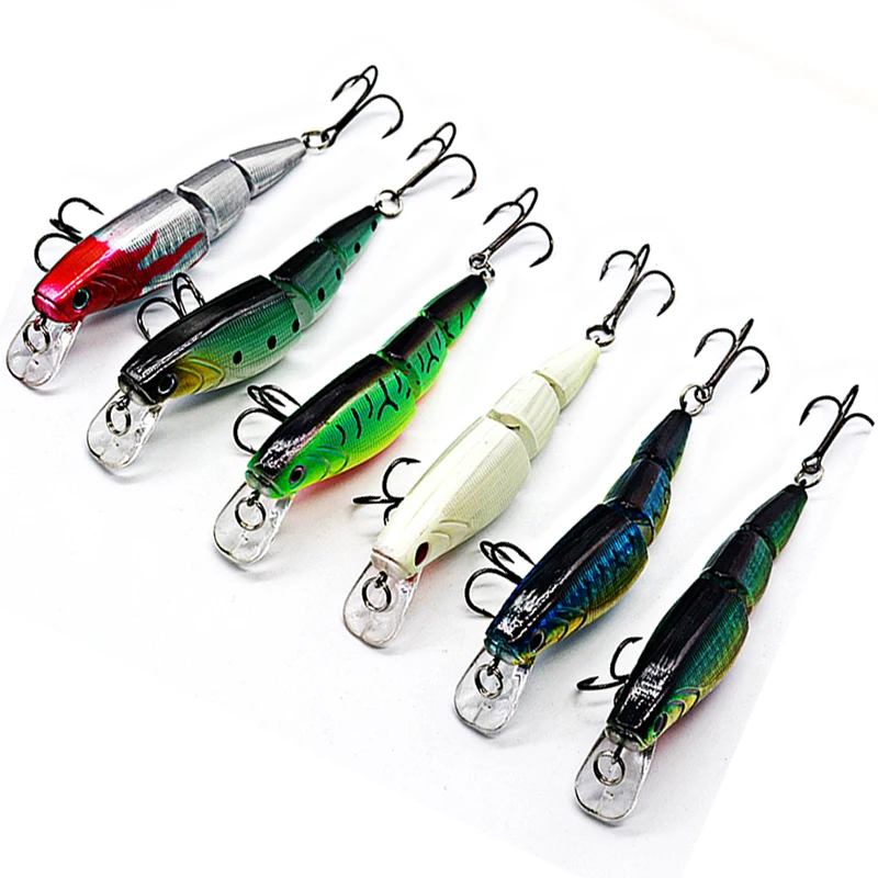

MX 11CM/15G Minnow Swim Bait 1PCS Jointed Fishing Lure Plastic Artificial Fishing Wobbler Tools Fishing Bait Jerk Fish Leurre