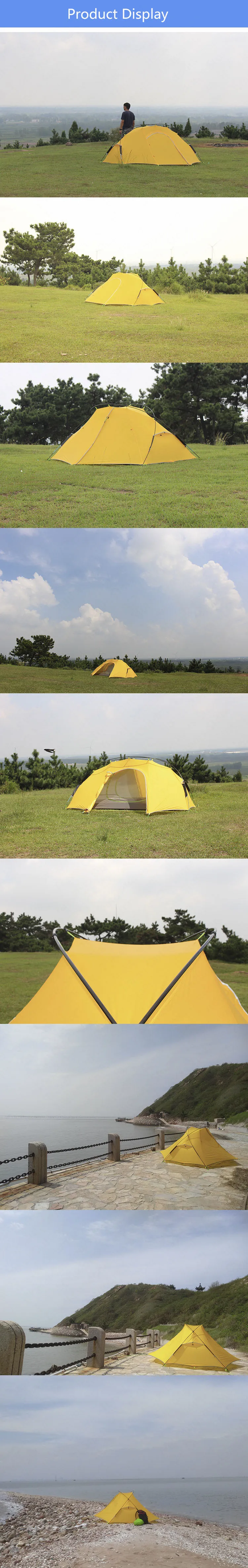 Asta gear полумесяц двойной человек палатка Открытый Кемпинг Палатка 20D с силиконовым покрытием ткань непромокаемая Пляжная палатка навес тент