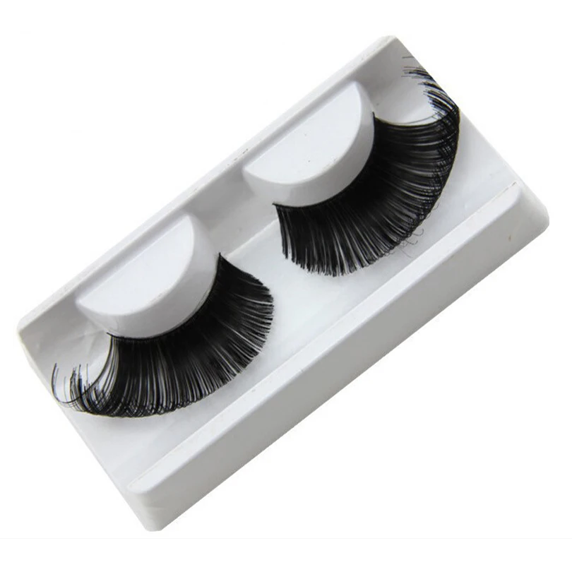 

1pair Black Super Long False Winged Eyelashes,Women Beauty Tool