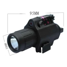 Охота Кемпинг 9908 Красный Зеленый пистолет освещения обору фонарик Тактический Insight красной лазерной CREE Q5 светодиодный фонарик для пистолета