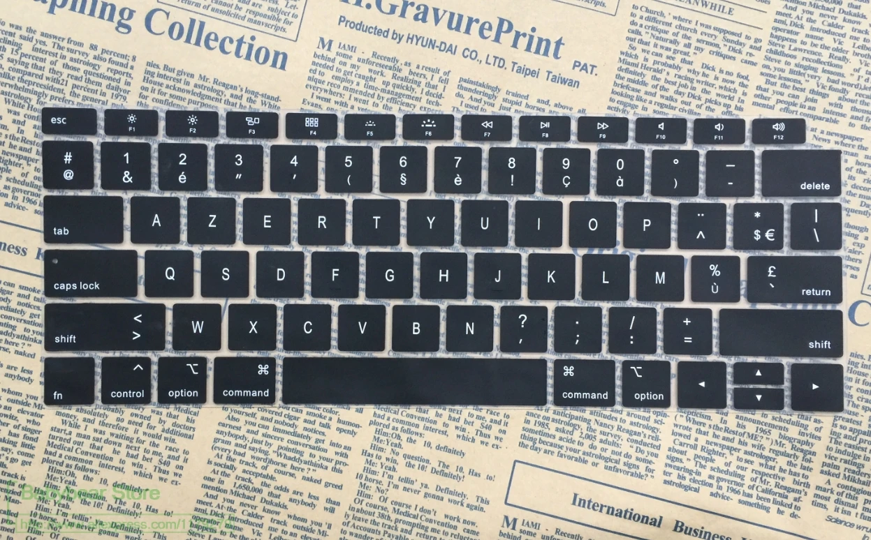 Azerty French Us Version Protection Clavier Keyboard Cover Skin For