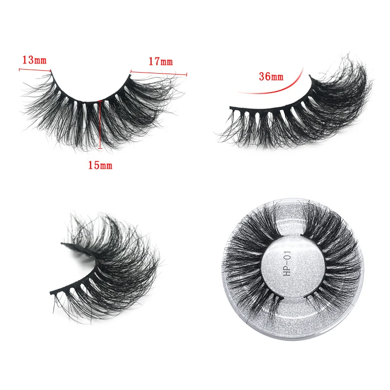 

High end quality 100% mink lashes natural soft multi layer 3D eyelashes mink hair long thick full strip Fake eyelashes