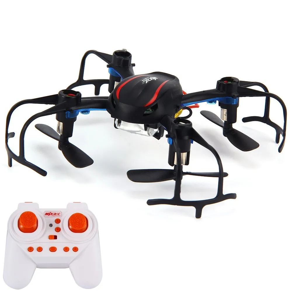 

MJX X902 Mini Drone RC Quadcopter 2.4G 4CH 6-Axis Gyro UFO Headless Helicopter 3D Flip with LED Lights for Night-Black