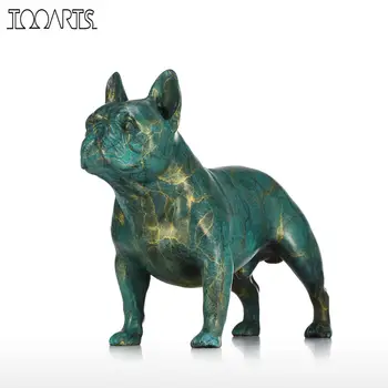 

Tooarts Bulldog Bronze Statues Animal Sculptures French Bulldog Desk Decor Figurines & Miniatures French Bulldog Collectibles