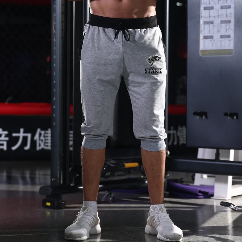 

Quality Men's Shorts Brand clothing game of thrones printing men Short pants Gyms Joggers Short Sweatpants Fashion streetwear