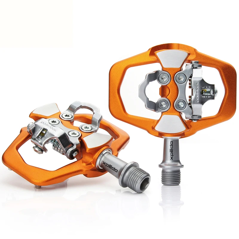 

wellgo bicycle pedal bearings Al alloy ultralight road bike mountain bike pedals self-lock clipless pedal de encaixe MTB 291g