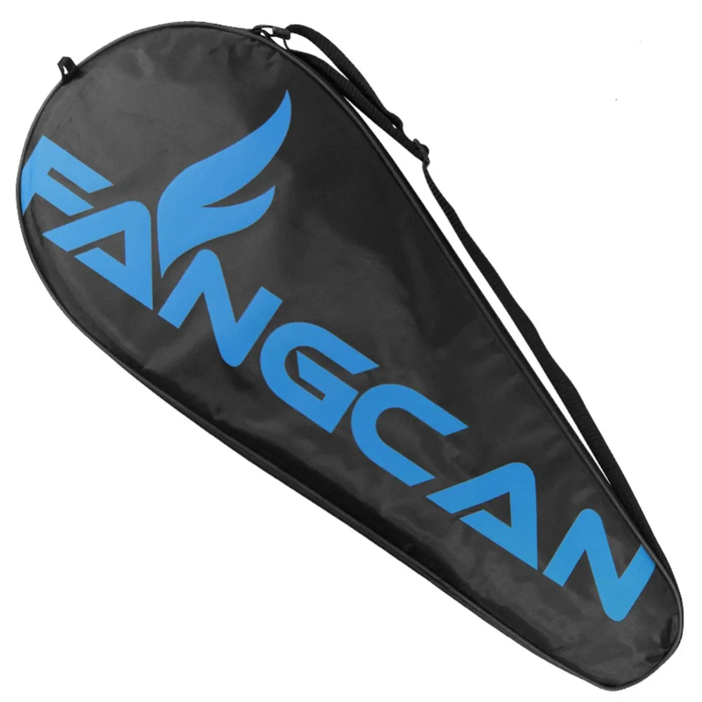 

FANGCAN Single Tennis Racquet Cover Black Tennis Racket Bag with Adjustable Shoulder Strap