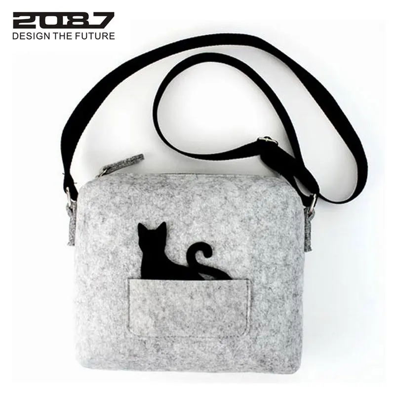 2087 NEW Designer Brand cute small messenger Bag,small handbag,girl cat