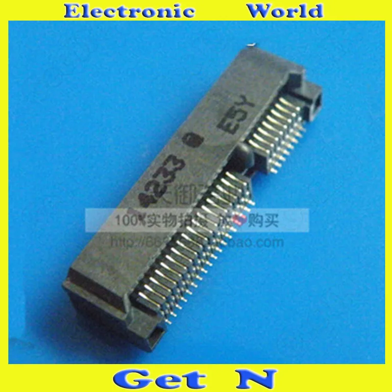 10pcs-200pcs Mini PCE-E 52P 5.6H Msata Connector Slot for Laptop 3G Wireless Modeular Jack Socket | Обустройство дома