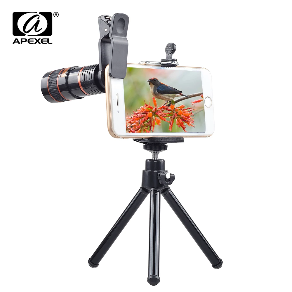Universal Clip 8X Zoom Mobile Phone Telescope Lens