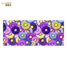 HUGSIDEA 3D одноцветное пончики лестницы Ковры этаж балкон двери Водонепроницаемый Крытый коврики Нескользящие лестница шаговый Коврики стопы колодки