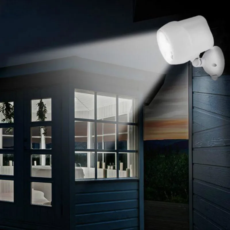 Sensor de Movimento Água ao ar Ip65 à Prova Leds Dwaterproof Livre Coruja Parede Jardim Pista Segurança Pátio Garagem Lâmpada Exterior 4 Luz 14 4 leds sensor de movimento luz ip65